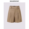 MAXRIENY2024简约摩卡色短裤(货号:MS85PA030) 商品缩略图0