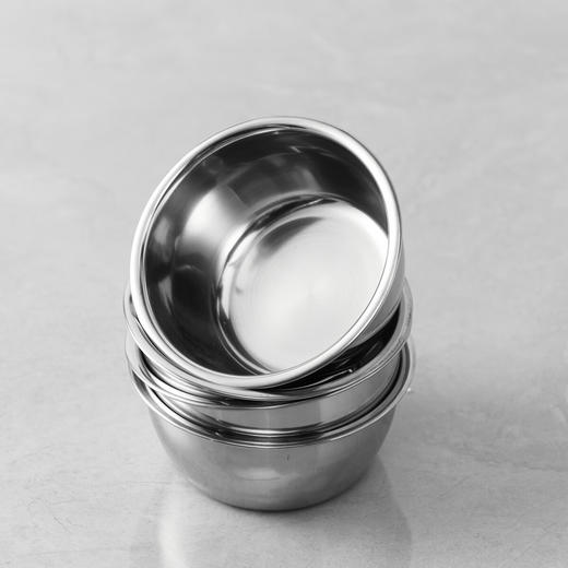  不锈钢家用饭碗汤碗食堂成人儿童小碗4件套 商品图2