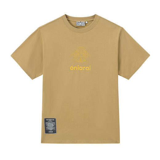 ONIARAI/鬼洗25秋季黑标新款鹰神图腾印花短T恤男女同款 A840023 商品图3