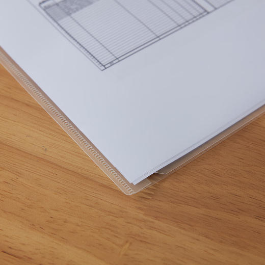 办公文具硬质胶套文件夹文件袋资料保护袋文件卡套A4透明文件单片夹 商品图3