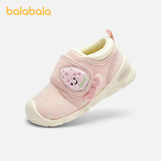 巴拉巴拉童鞋儿童学步鞋婴儿鞋子男女童宝宝鞋加绒防滑2025春秋萌 商品图0