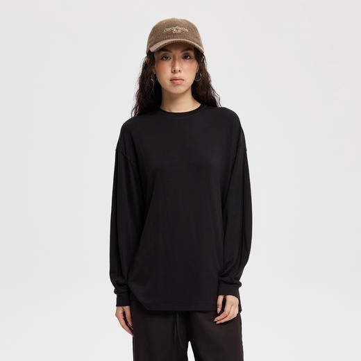 oneup兔毛弯刀袖宽松T恤 商品图3