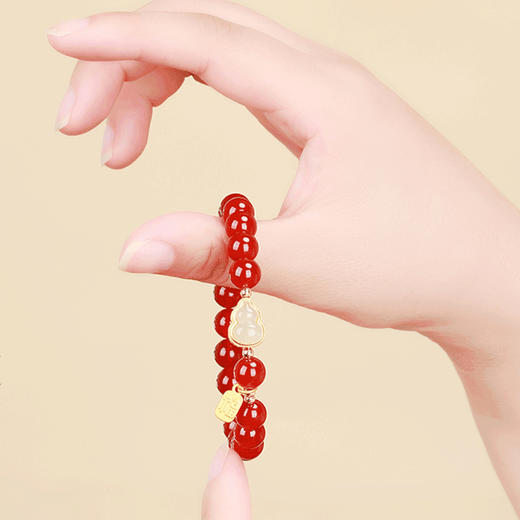 普陀山-红玛瑙玉葫芦 商品图1