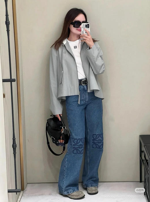 95-2 极限特惠 人手一条 lew绣花 直筒牛仔裤 我穿38很合身 穿40宽松 商品图14