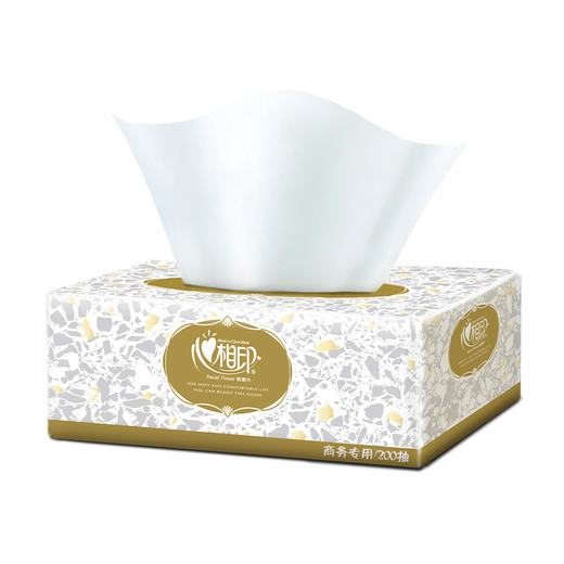 心相印 D200商用（金色）盒装纸面巾（36盒）-rxs 商品图2