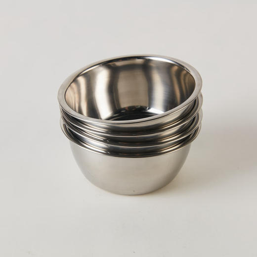  不锈钢家用饭碗汤碗食堂成人儿童小碗4件套 商品图3