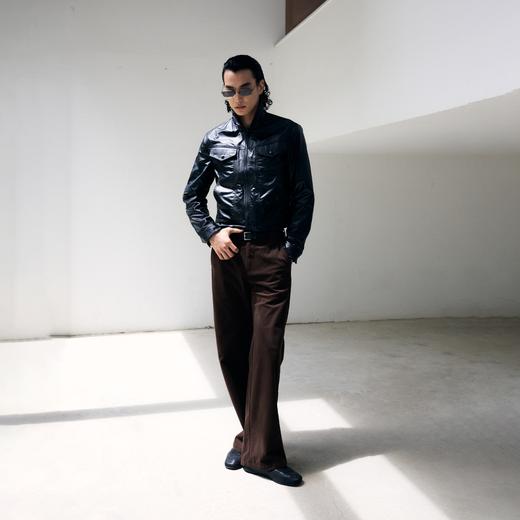 oneup灯芯绒油蜡感双面穿夹克 商品图3