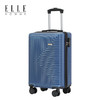 ELLE HOMME经典款拉链行李箱EH2019-蓝色20寸 商品缩略图0