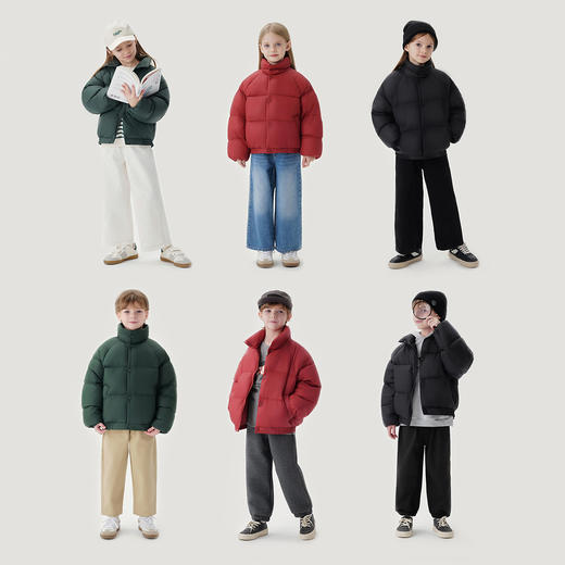 【三防】马克珍妮男女童超轻加厚立领羽绒服2025年冬装新款550981 商品图3
