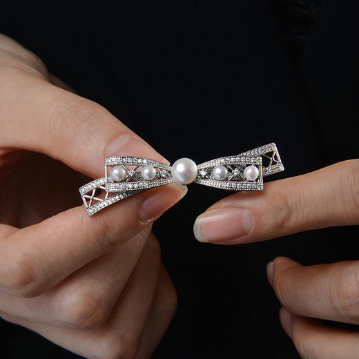 热卖~Manreya玛芮雅珍珠胸针系列丨海水akoya珍珠、淡水珍珠，礼盒包装倍显心意~ 商品图6