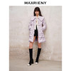 【防寒】MAXRIENY冬连帽小香风时尚加厚保暖格纹羽绒服(货号:MS88DC532) 商品缩略图0