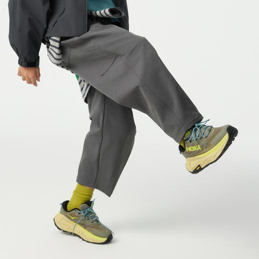 【代发】绿标四面弹工装裤儿童/成人秋季长裤休闲纯色裤子SUNNYWHITEGreen 商品图1