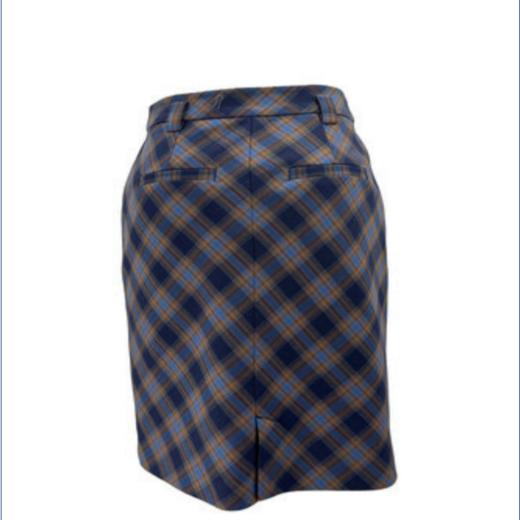 MAXRIENY秋季上新复古修身格纹显瘦半身裙(货号:MS85SK066Z80) 商品图0