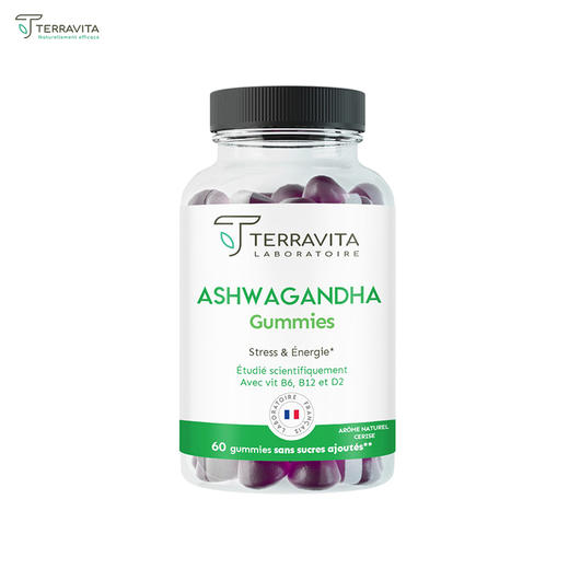 【暖白专属链接】法国TERRAVITA泰乐维塔南非醉茄 情绪软糖 降低皮质醇水平 商品图4