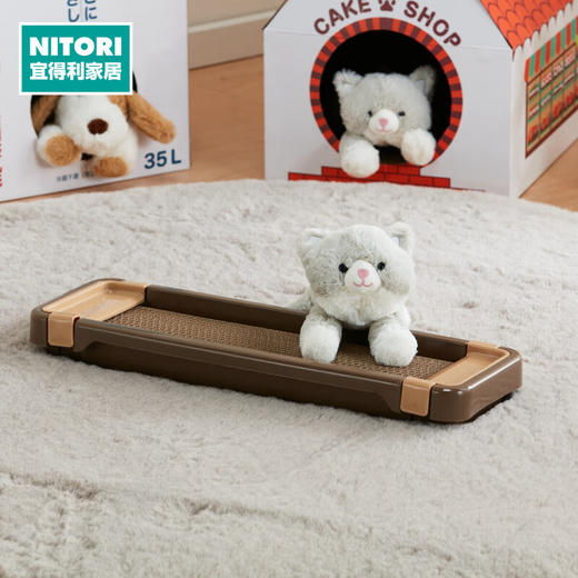  猫爪窝板猫抓板盆立式瓦楞纸耐磨宠物猫玩具猫抓板 商品图0