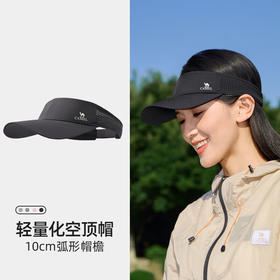 骆驼（CAMEL）户外运动跑步遮阳防晒空顶帽 174BP15729—rxs
