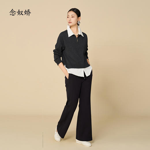 【商场同款】CNQ5901 “ 叠穿假两件 ” 假两件针织给你一步 到位的精致 商品图9