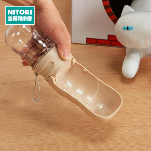  宠物猫咪狗狗便携式户外饮水杯水壶可折叠多用碗 商品图0