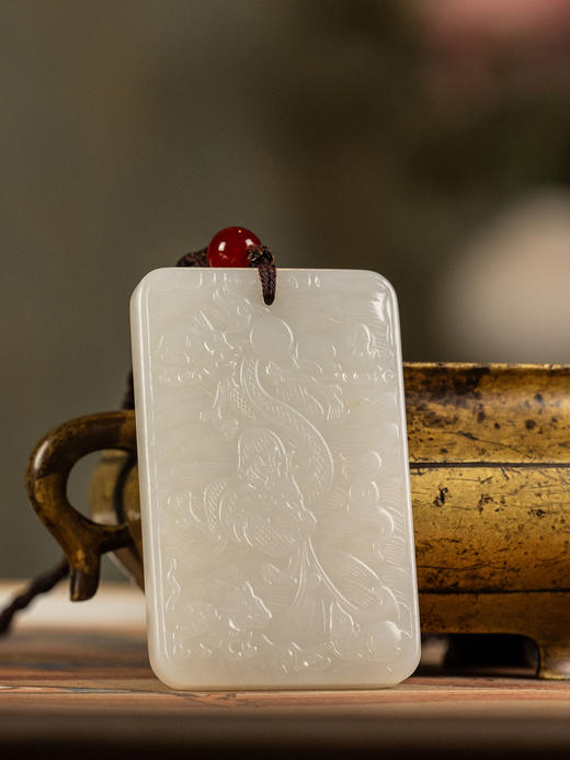 玉雕十二生肖牌挂饰 商品图3