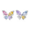 卡蒂罗KADER 彩虹蝴蝶耳钉 小众轻奢灵动精致原创养耳洞#好运 925银 耳钉 女款 商品缩略图0