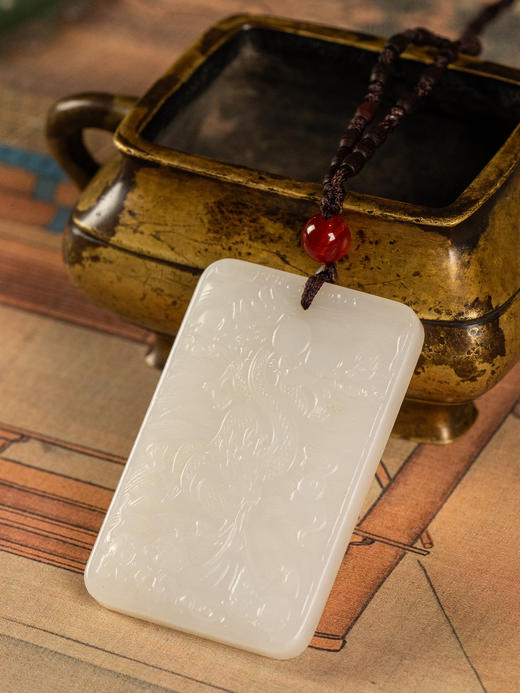 玉雕十二生肖牌挂饰 商品图1