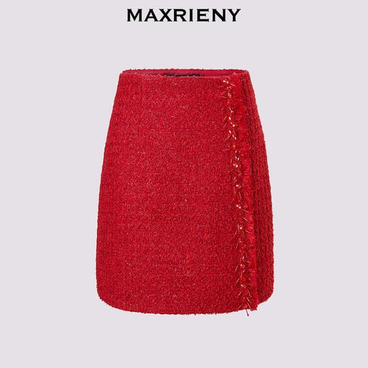 【贵雅日常-商场同款】MAXRIENY华丽立体装饰半身裙24秋冬新款(货号:MC85SK543) 商品图4