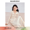 MAXRIENY精致优雅感毛针织连衣裙2025年秋季新款温柔风长裙(货号:MS85DR778) 商品缩略图0