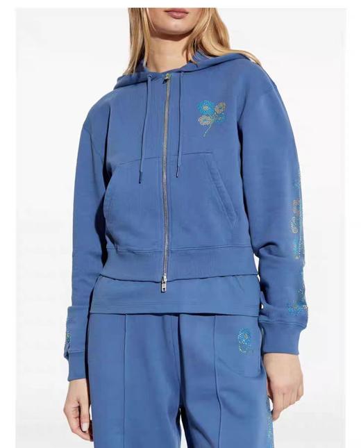 KENZO 拉链连帽卫衣女  FF52SW1814MF-67 . 商品图0