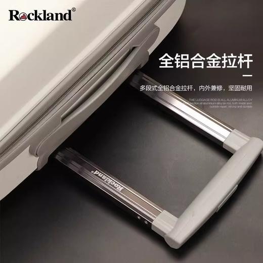 洛克兰利耐尔系列轻奢PP拉杆箱CF243PP  钢琴白/经典黑/柠檬黄—rxs 商品图7