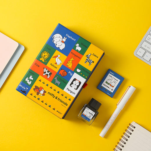 晨光米菲和他的好朋友系列钢笔套装学生可替换膜囊抽水式钢笔礼盒 商品图2
