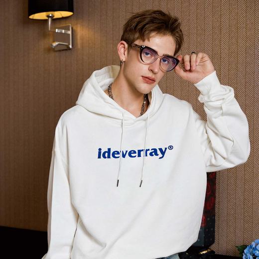 IDEVERRAY经典字母印花连帽卫衣运动风情侣同款秋季长袖新品上衣 商品图1