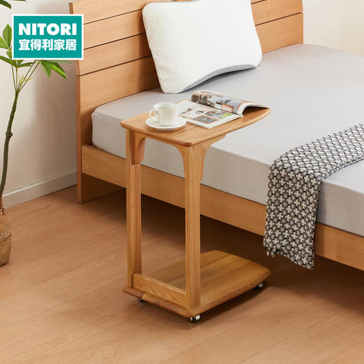 【家具】可移动实木边桌边几小茶几床头柜宜木WP01 商品图0
