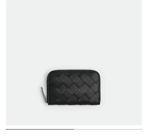 重磅渠道    编织拉链卡包  进口皮 顶级好物  男女同款卡包 商品图1