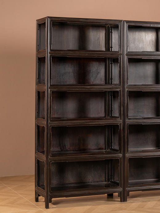 二十世纪	红木五层架格（一对） 商品图2