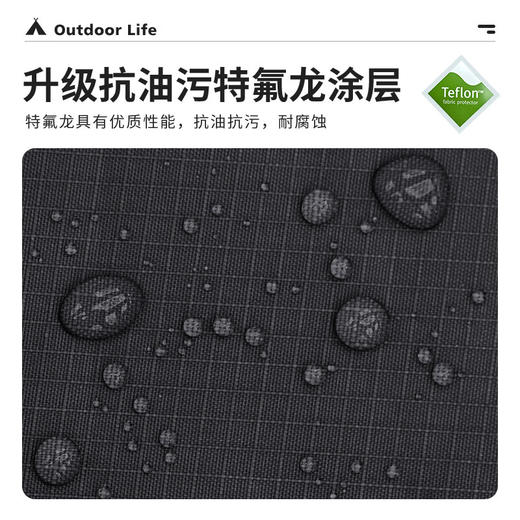 狼行者自动穹顶天幕速开帐篷户外露营钛黑胶遮阳棚野营防晒防雨 黑色 商品图4
