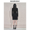 MAXRIENY千金名媛风连衣裙24冬新款精致法式小香风针织裙子收腰(货号:MS85DR766) 商品缩略图3