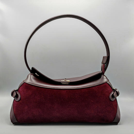 SZ3J01 - 魏红色牛皮包包【诗说先秦~与时尚对话，与年龄和解，与诗意重逢！】 商品图1