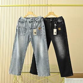 日单品质  Carhartt 卡哈特 25ss秋季新款大口袋工装直筒宽松牛仔长裤  男女情侣同款