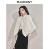 MAXRIENY2024秋冬女士气质小香风马夹百搭时尚毛绒无袖上衣(货号:MS85FU754) 商品缩略图2