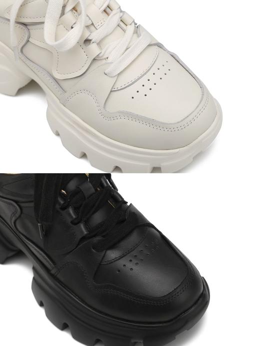 逸红颜小集市 天花板级别牛皮「老爹鞋」360°软糯包裹，6.5cm隐形增高，踩屎感绝了！ 商品图11