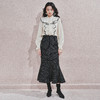 MAXRIENY法式复古感鱼尾半裙2024秋冬半身裙 商品缩略图1