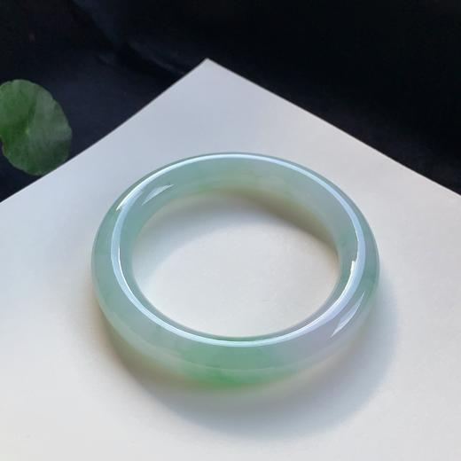 高货翠绿翡翠手镯 传家宝温润圆满中式翡翠手镯49625031825H（一口价） 商品图2