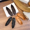 复古小羊皮（内衬含有羊皮）平底鞋--一字带平底鞋 商品缩略图4