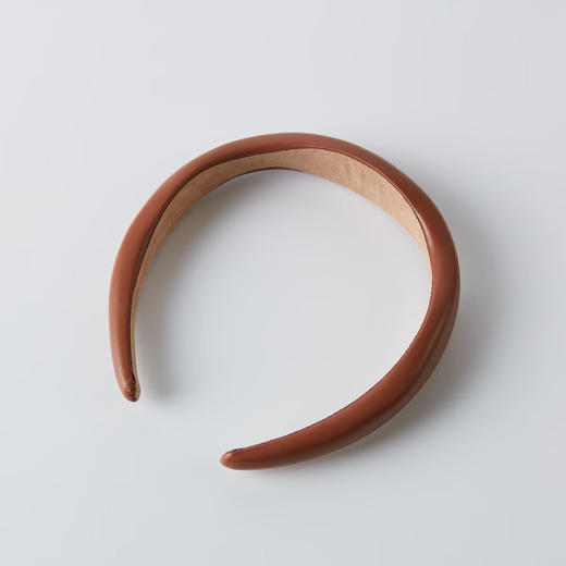  复古百搭发饰气质PU皮质海绵头箍时尚仿皮革PU发箍 商品图6