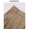 MAXRIENY2024简约摩卡色短裤(货号:MS85PA030) 商品缩略图1