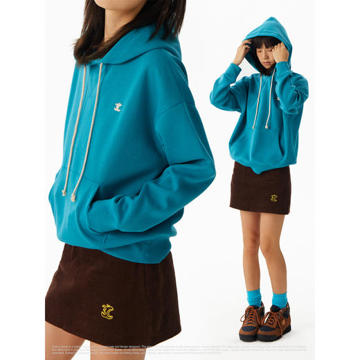 CryingCenter 合身苹果刺绣连帽卫衣 哭喊中心 商品图5