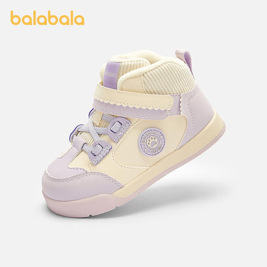 巴拉巴拉童鞋儿童板鞋男女童学步鞋鞋子2025新款春秋加绒休闲鞋潮 商品图0