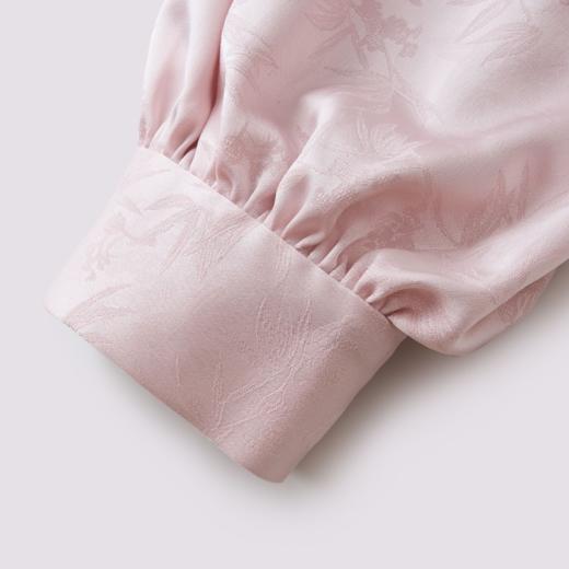 MAXRIENY2025年早秋新款新中式温柔提花小立领衬衫优雅显瘦上衣(货号:MF86TP252) 商品图1