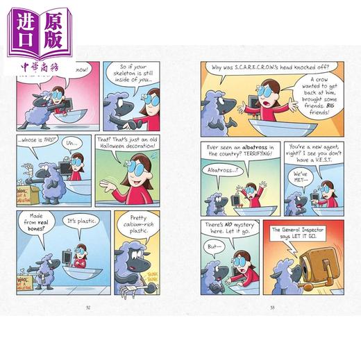 【中商原版】变色龙特工3 Agents of S.U.I.T. Wild Ghost Chase 英文原版小初文学 儿童漫画故事 搞笑侦探推理探险 7岁以上 商品图4