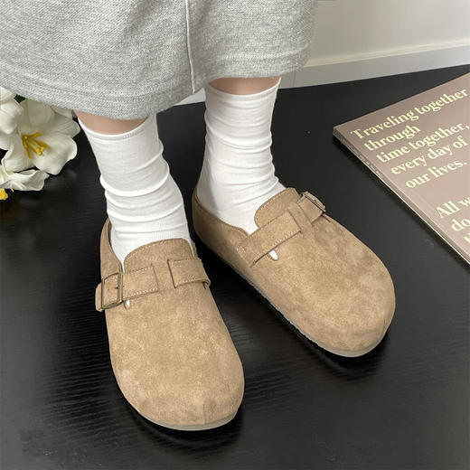 【YW】 无忧购 厚底内增高包头半拖鞋外穿女鞋MIS-5802（截单后3-5天发货） 商品图9